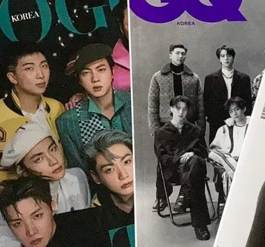 일괄) 방탄 잡지 보그 지큐 잡지 GQ 화보 방탄소년단 인터뷰 정국 지민