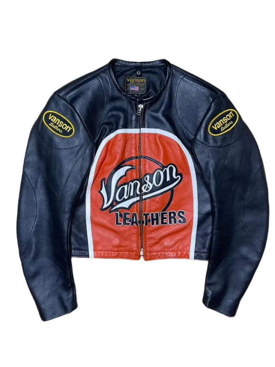 [36] Vanson Vanson Racing Jacket . Bicycle jacket. Vanson