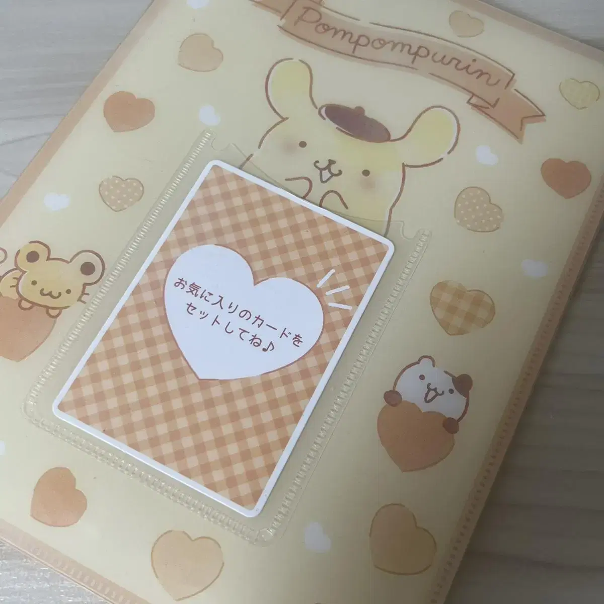 San Rio Pompompurin Pompu binder collectbook WTS