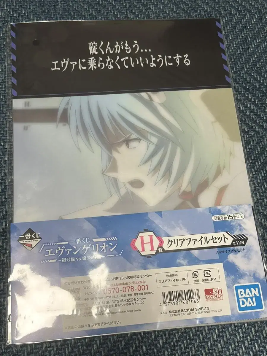 Evangelion lay Koozie Clearfile First Lottery