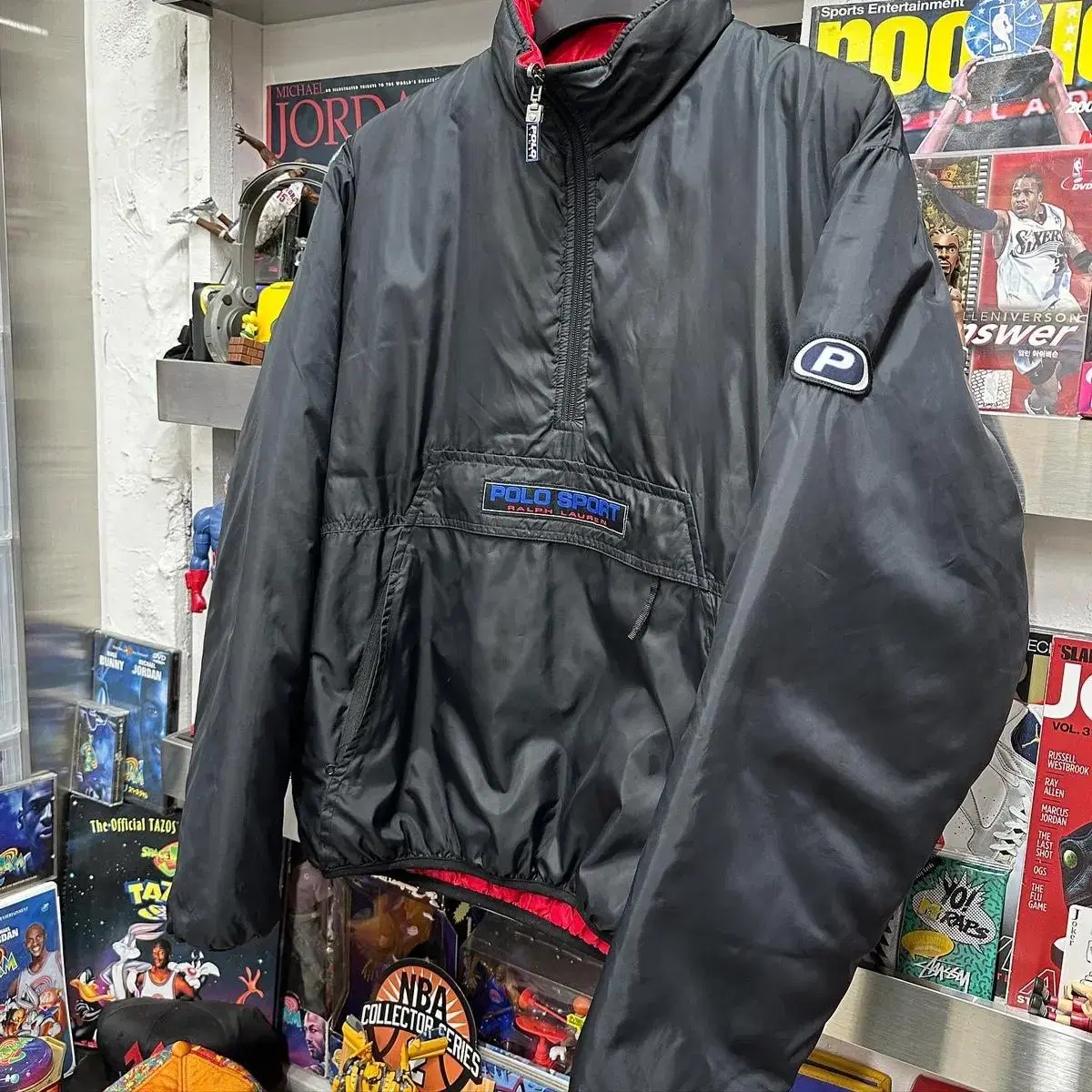 90s 폴로스포츠 polo sport reversible anorak