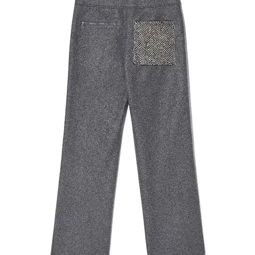 OPEN YY RAW-CUT PATCHWORK PANTS