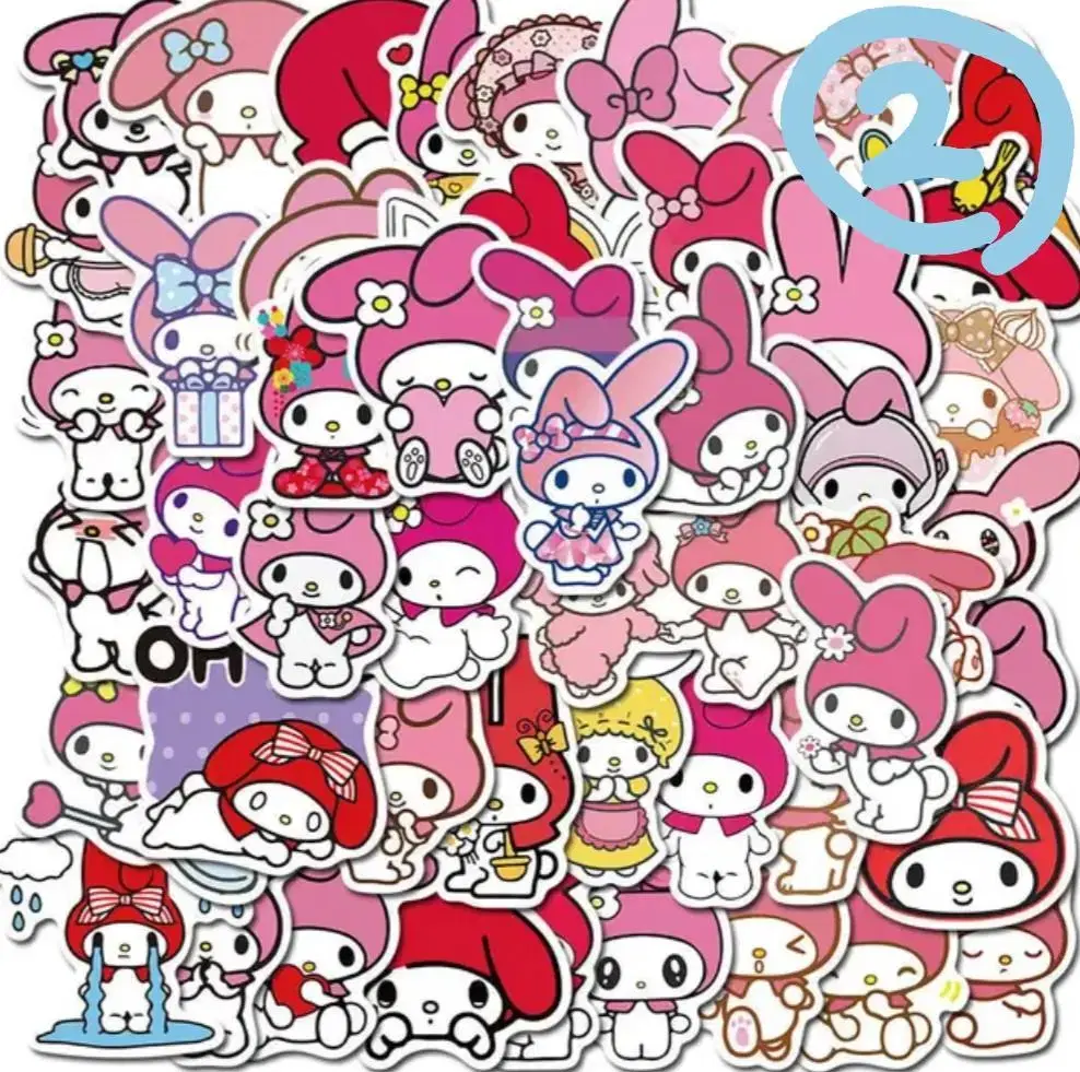 [Combined Discount] My Melody Die Cut sticker 50 pieces