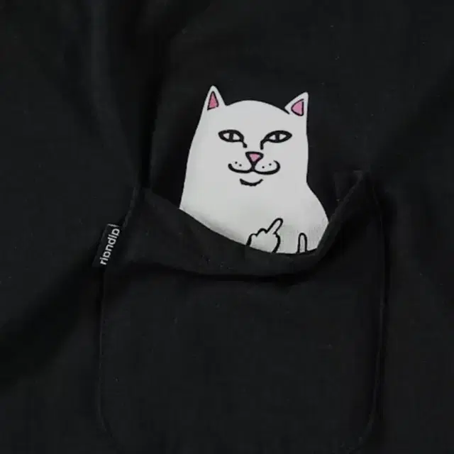 RIPNDIP 뻐큐 고양이 반팔 정품 M