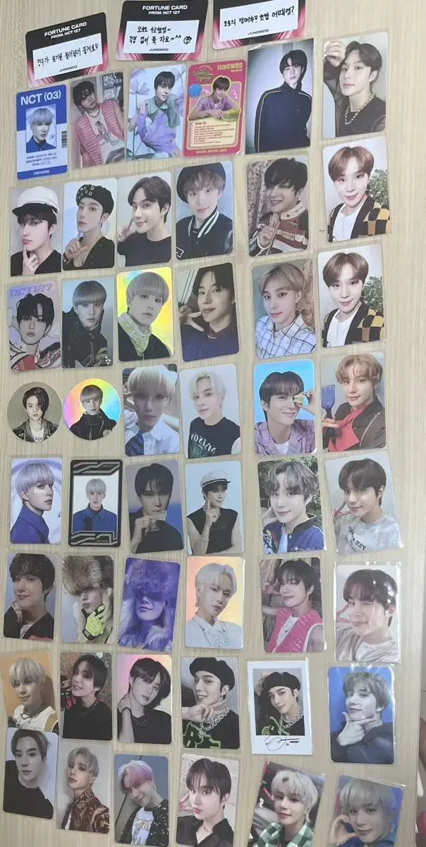 Bulk nct127 NCT127 kim jungwoo photocard WTS