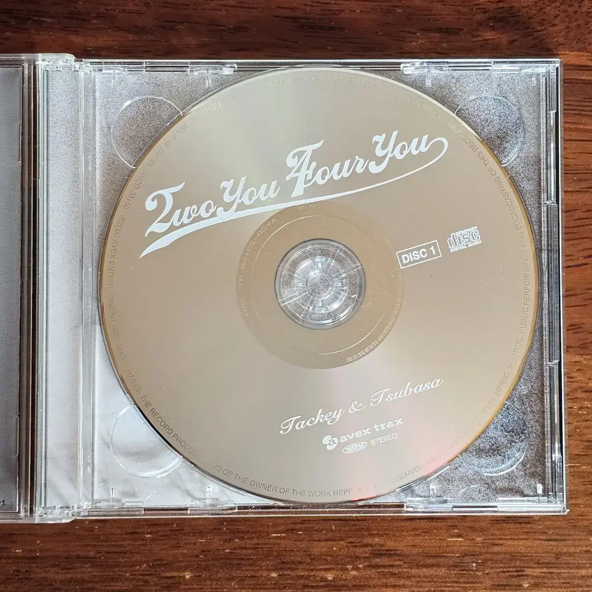 타키앤츠바사 Two You Four You 일본 쟈니스 2CD 중고