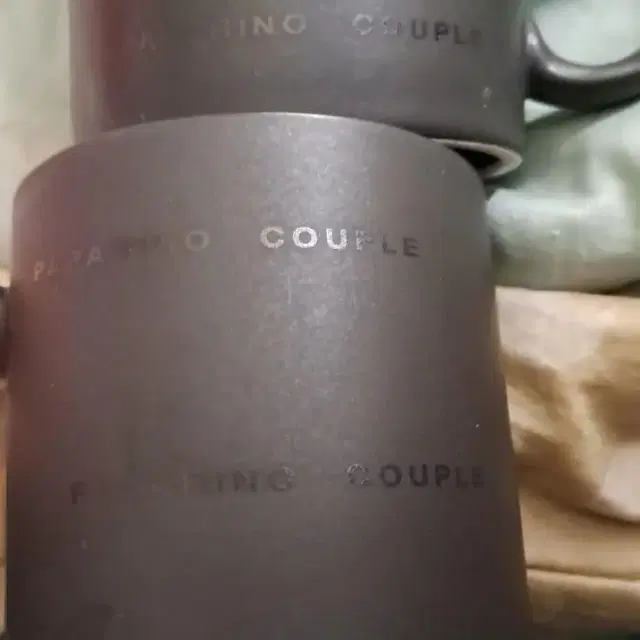 COUPLE.커플 블랙머그컵2개