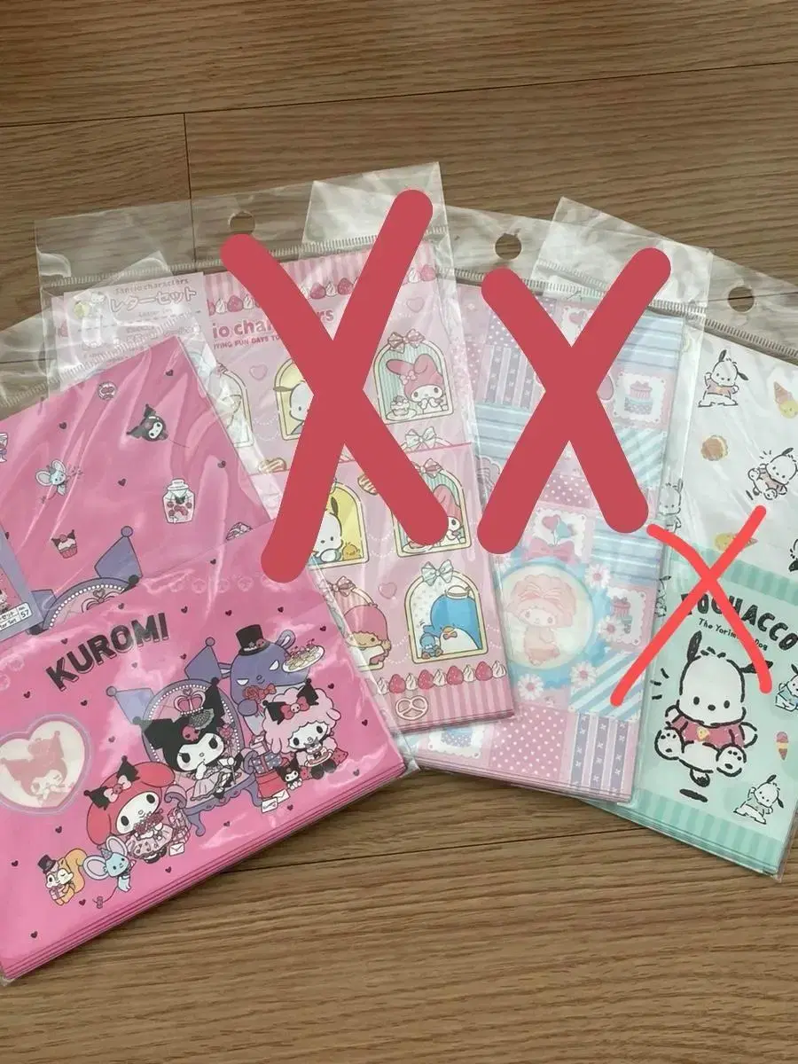 Sanrio Letter Set with Kuromi (without Kuromi)