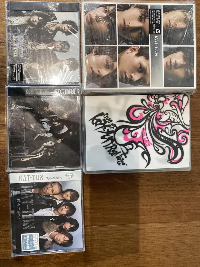 KAT-TUN 캇툰 싱글, 앨범, DVD 일괄