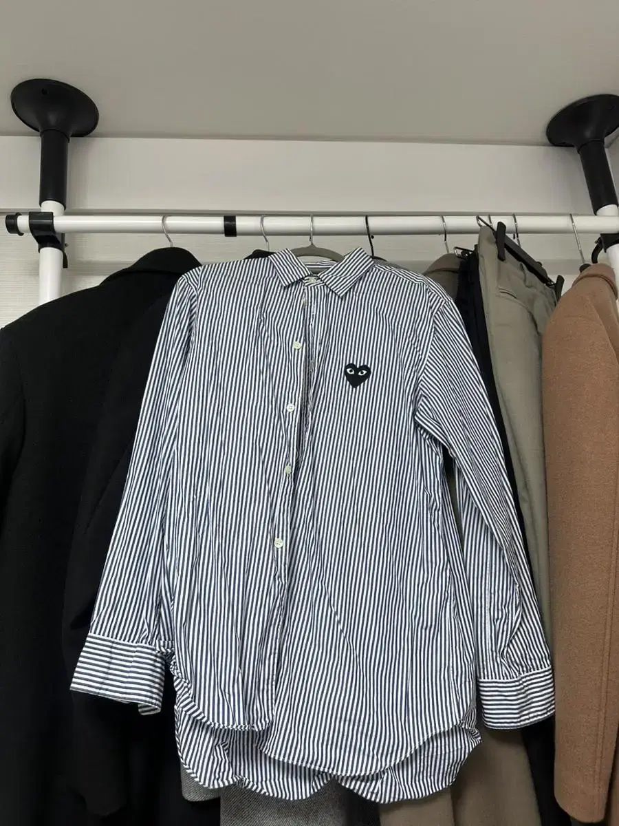 Comme des Garçons striped shirt