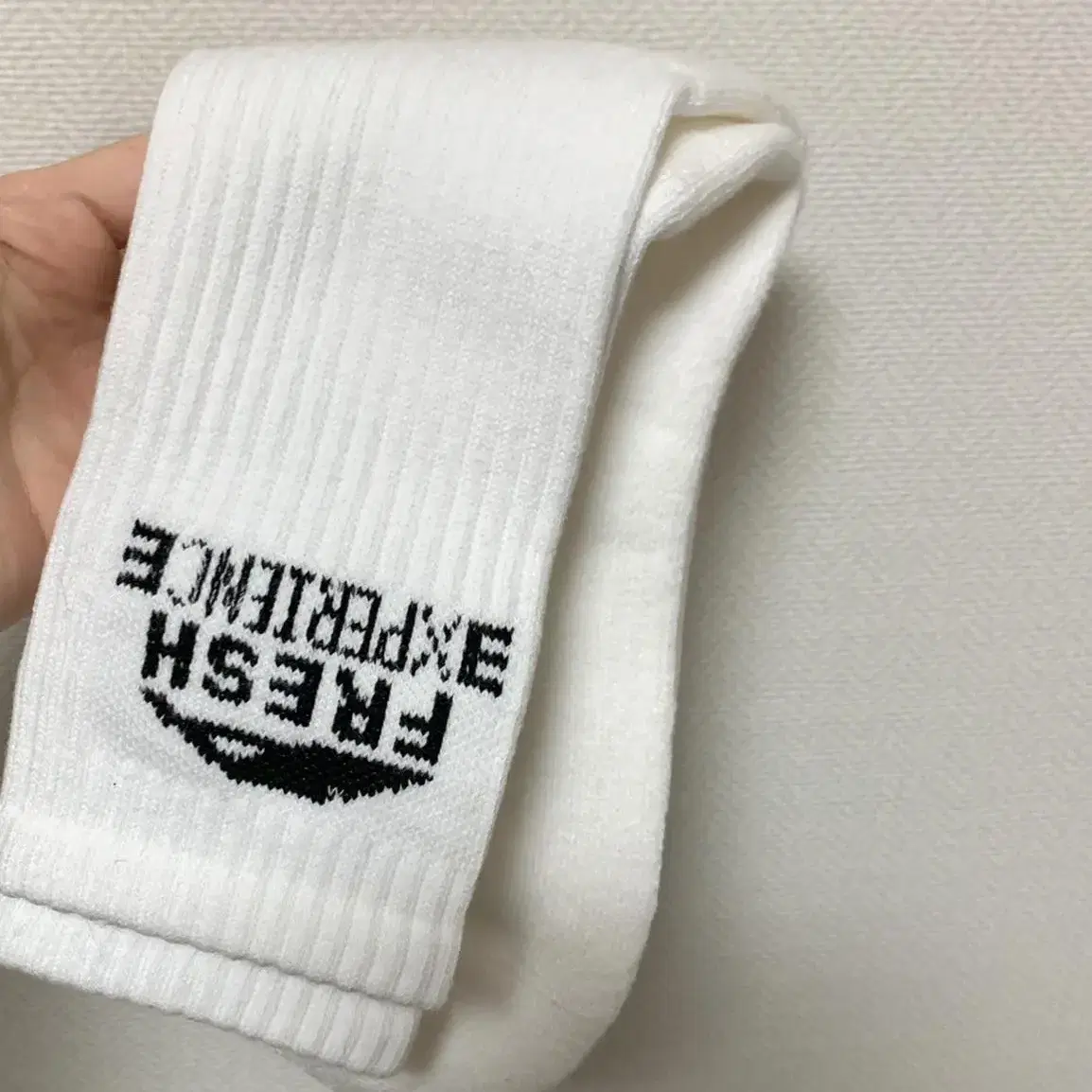 Fresh Experience Socks 양말 화이트색상(쿠션감 좋음