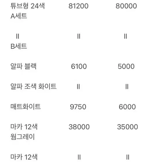 기초디자인 세트