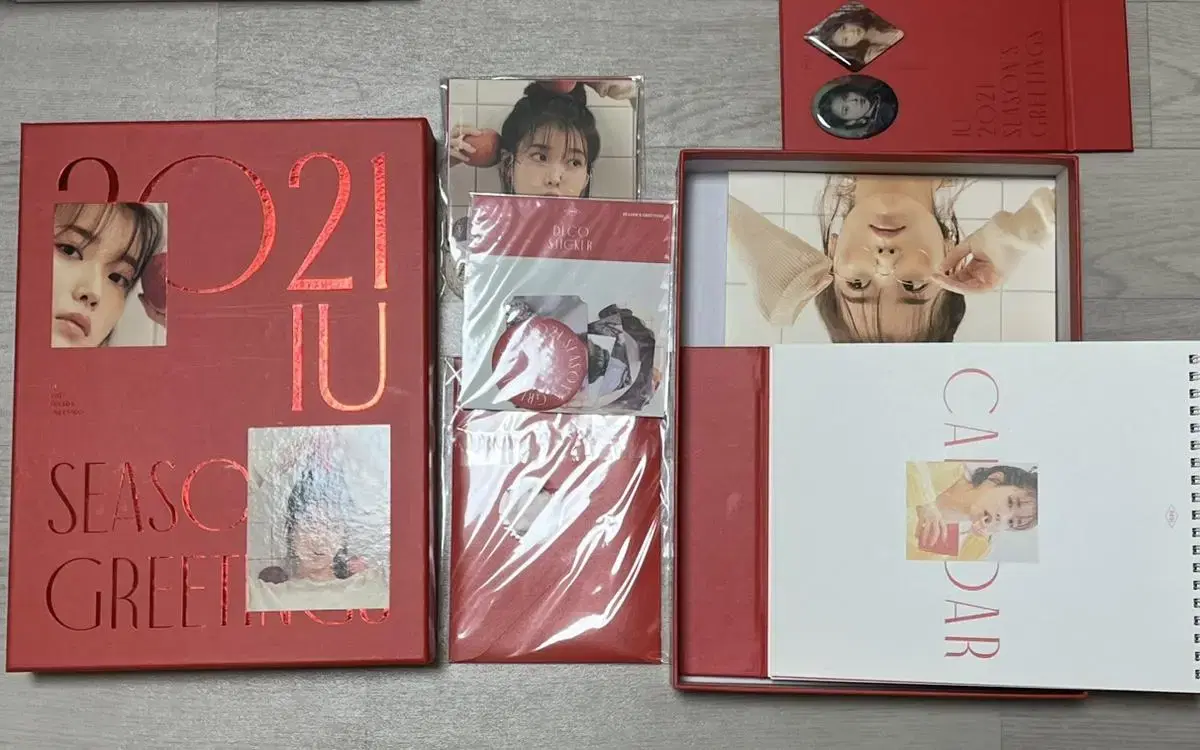 IU 2021 season's greetings (excluding diary)