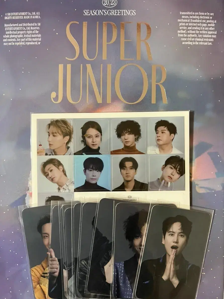 Super Juniors 2023 seasons greetings yes24 with pre-order benefits price drops a lot