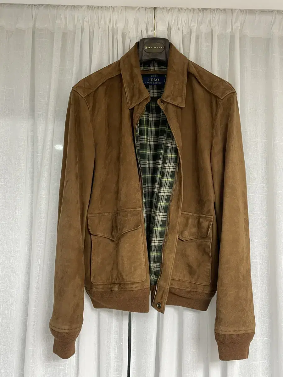 Polo Ralph Lauren A-2 Suede Jacket L