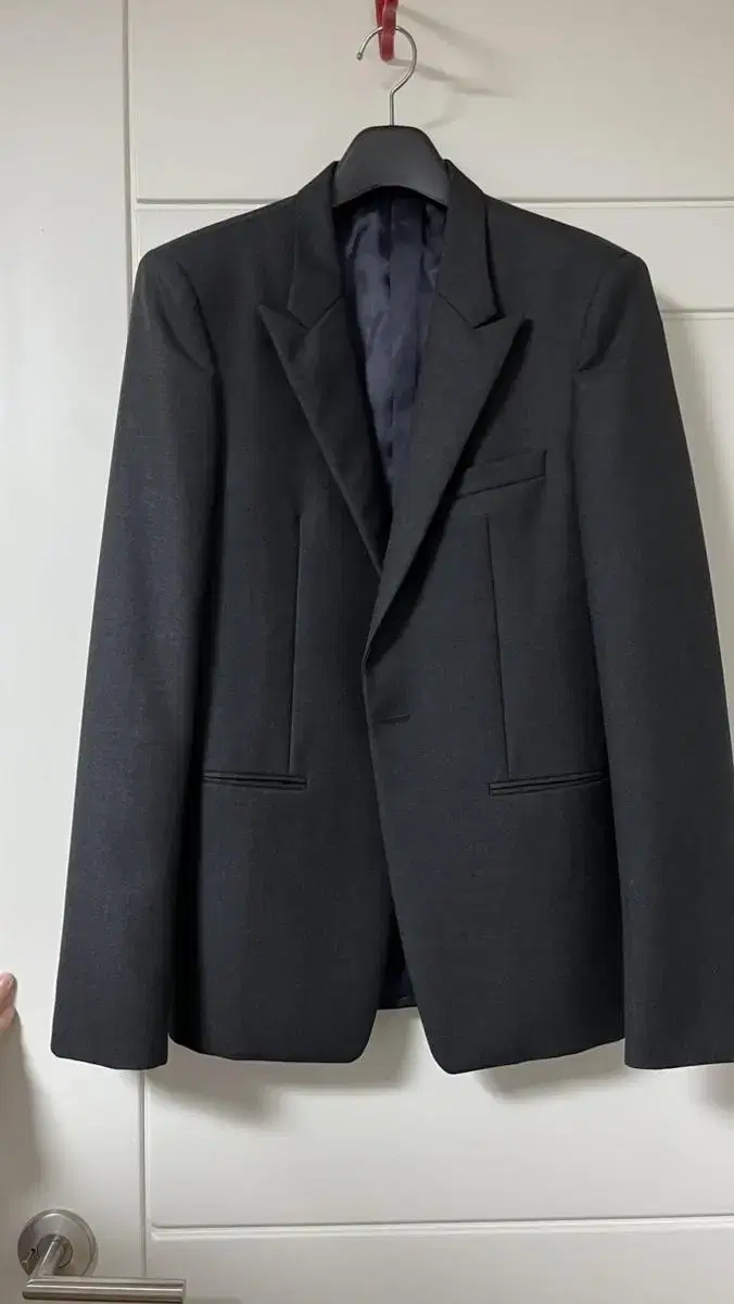 System Homme charcoal blazer