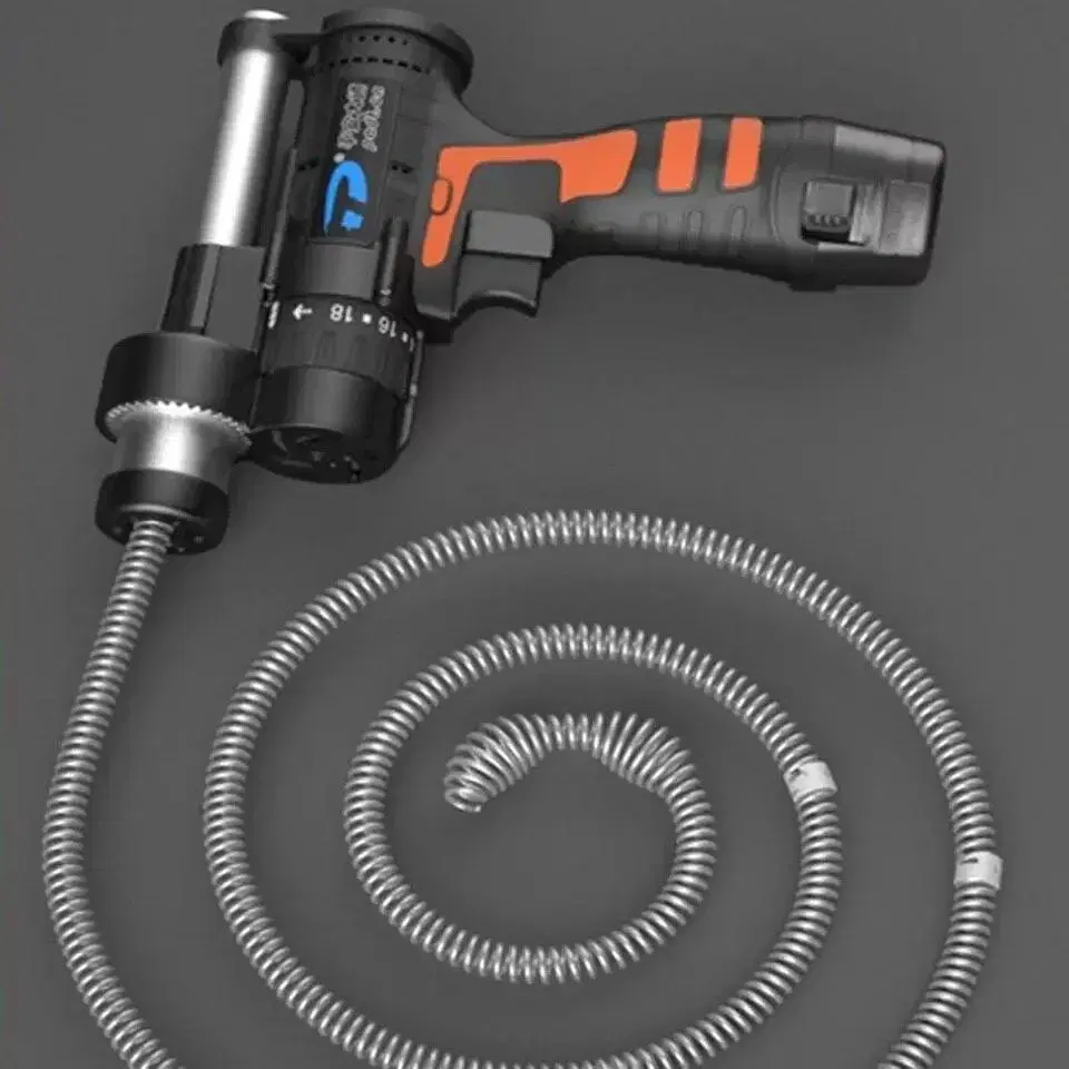 충전식 전기 하수도 막힘 제거 도구 파이프