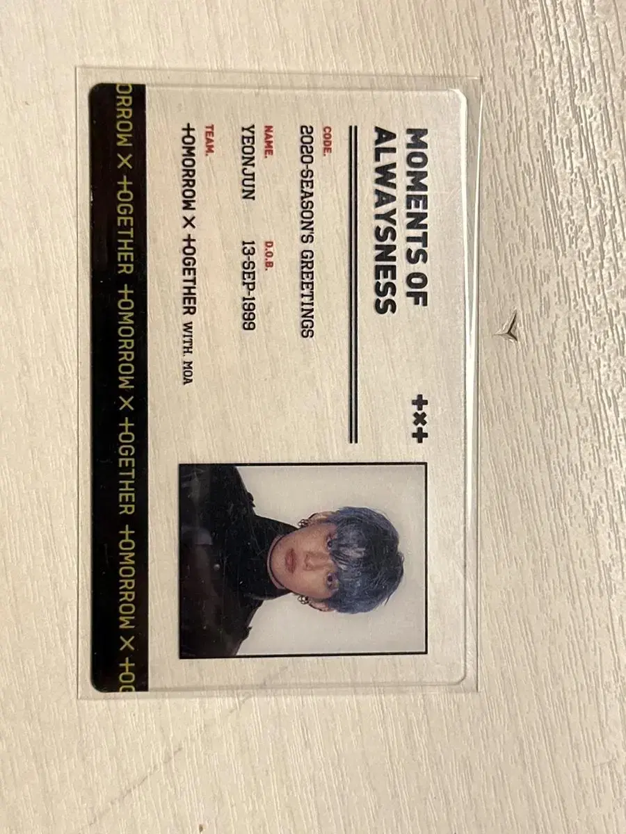 txt yeonjun ID kard