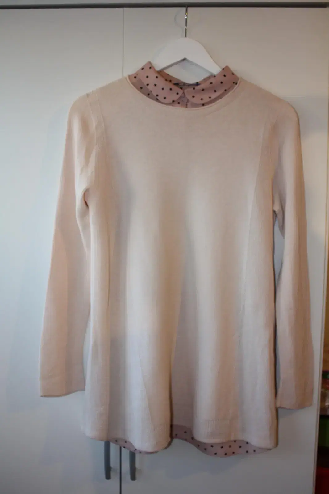 Keys knit blouse twinset