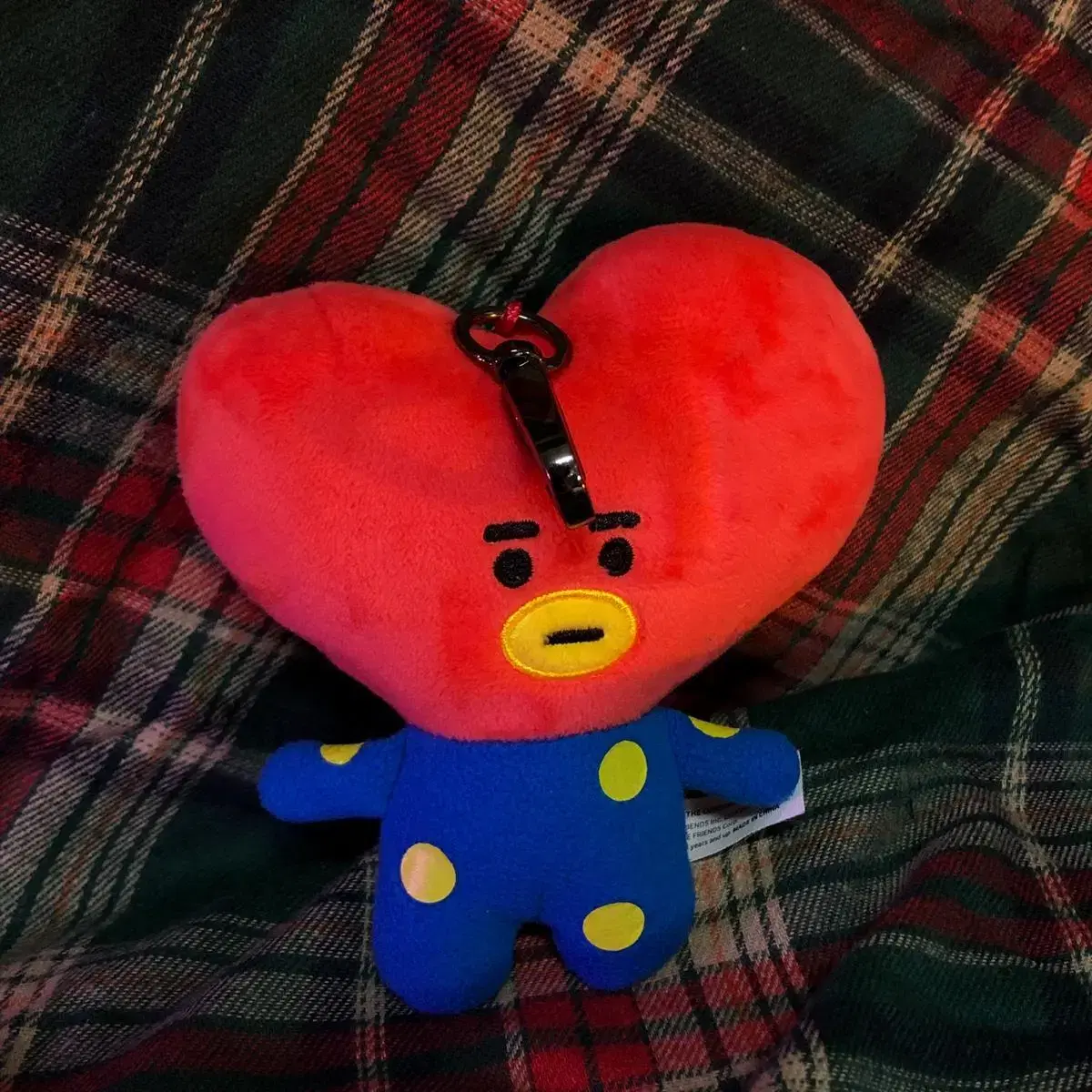 BT21 Tata keyring doll Baekcham