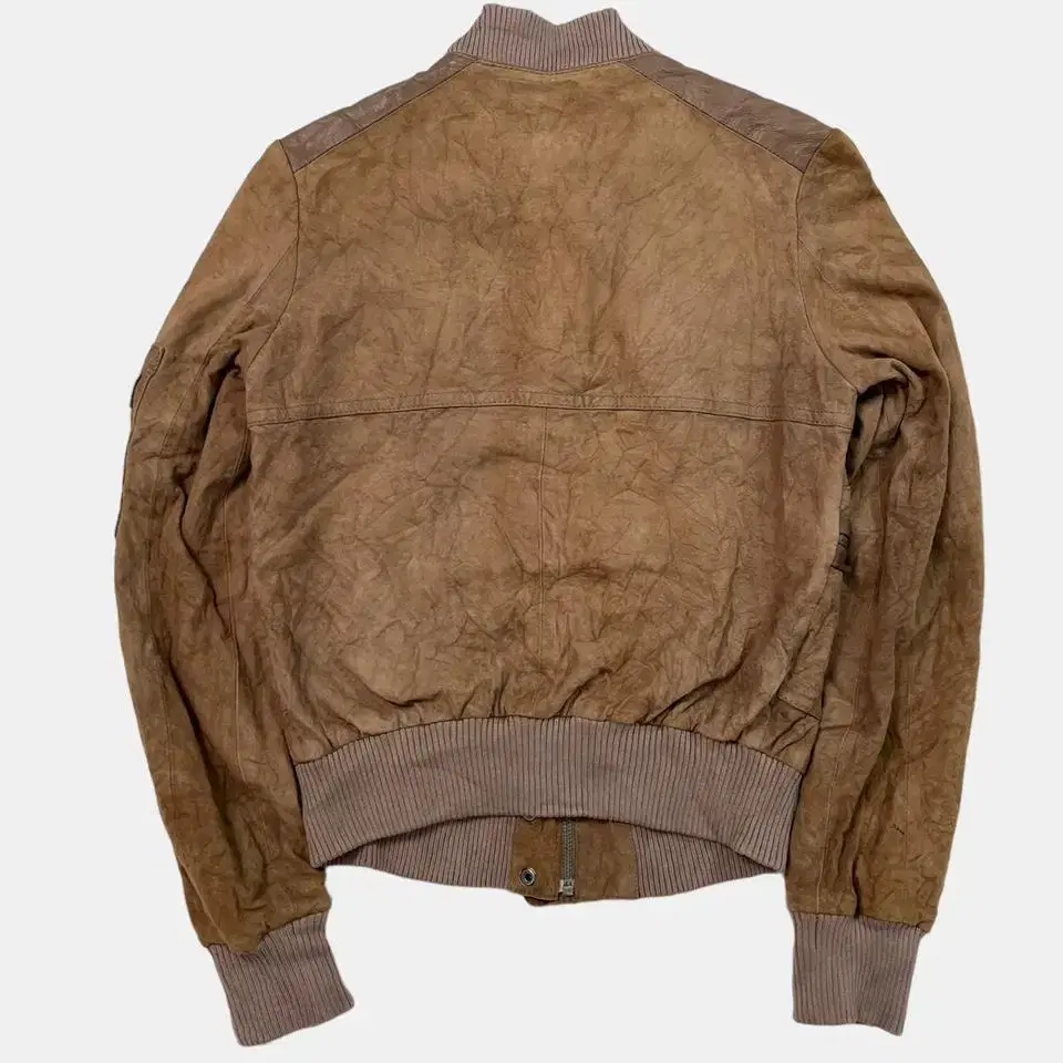 max&co suede utility bomber jacket