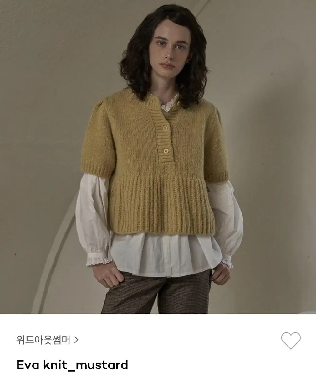 [위드아웃썸머] Eva knit