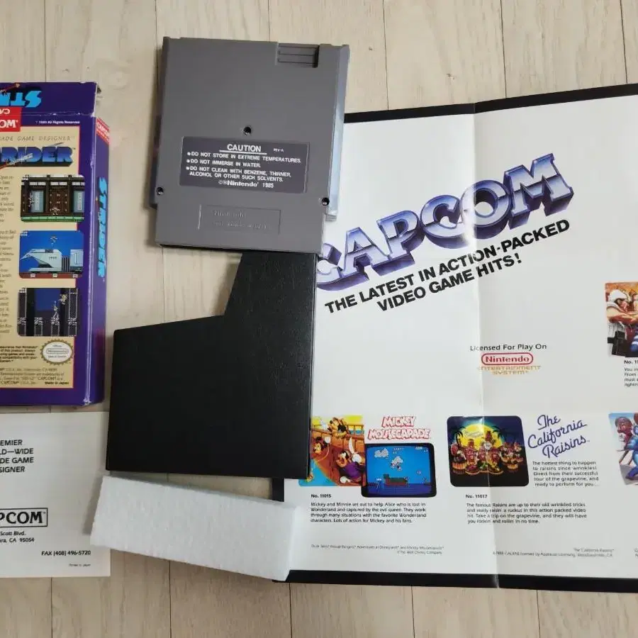 NES 패미컴북미판 STRIDER(스트라이더비룡) 곽팩 팝니다.