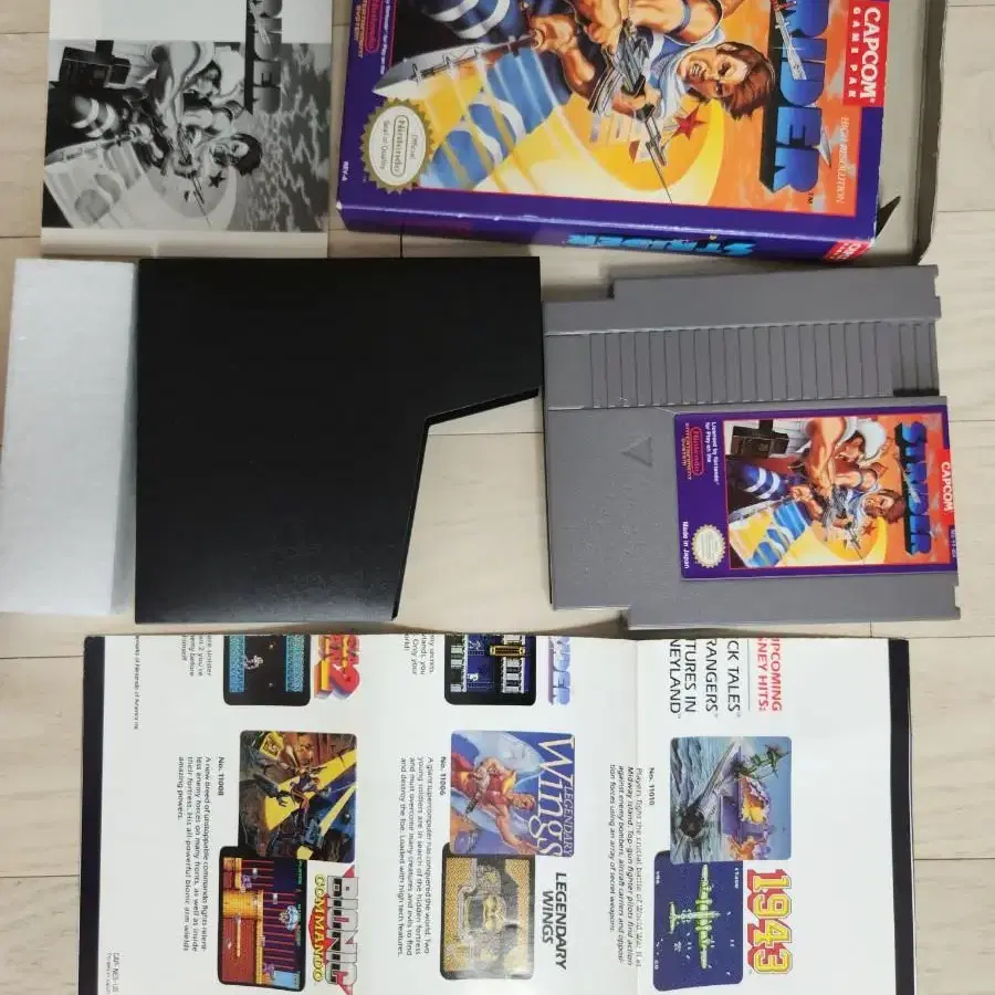 NES 패미컴북미판 STRIDER(스트라이더비룡) 곽팩 팝니다.