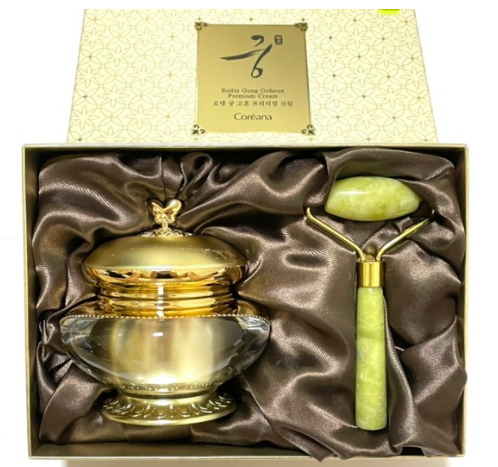 [KORANA] Rodin Palace Goheon Premium Cream + Natural Jade Massager Planning Set