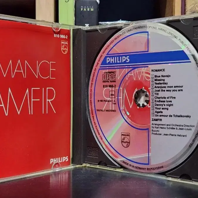 ZAMFIR 장피르 로망스 CD (수입) 팬플루트