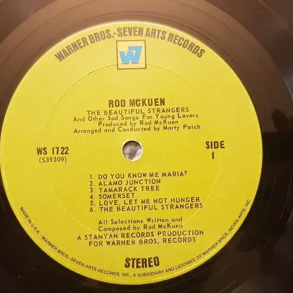 미국원반/Rod Mckuen LP