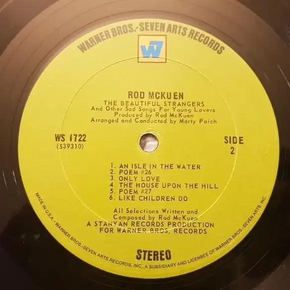 미국원반/Rod Mckuen LP