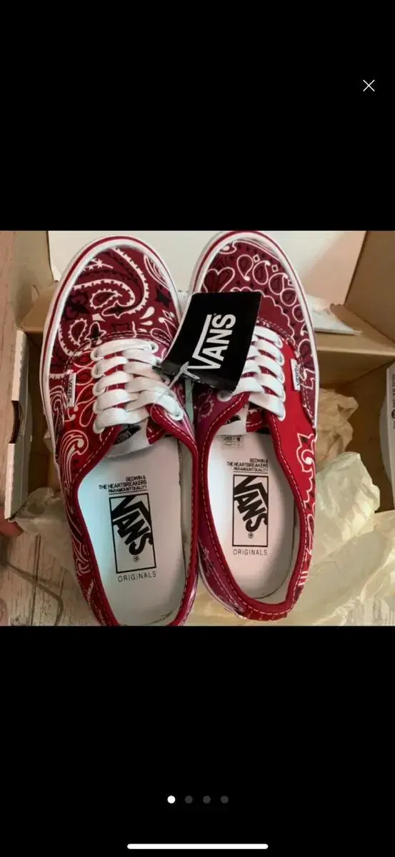 VANS 반스 Og 어센틱 페이즐리 250