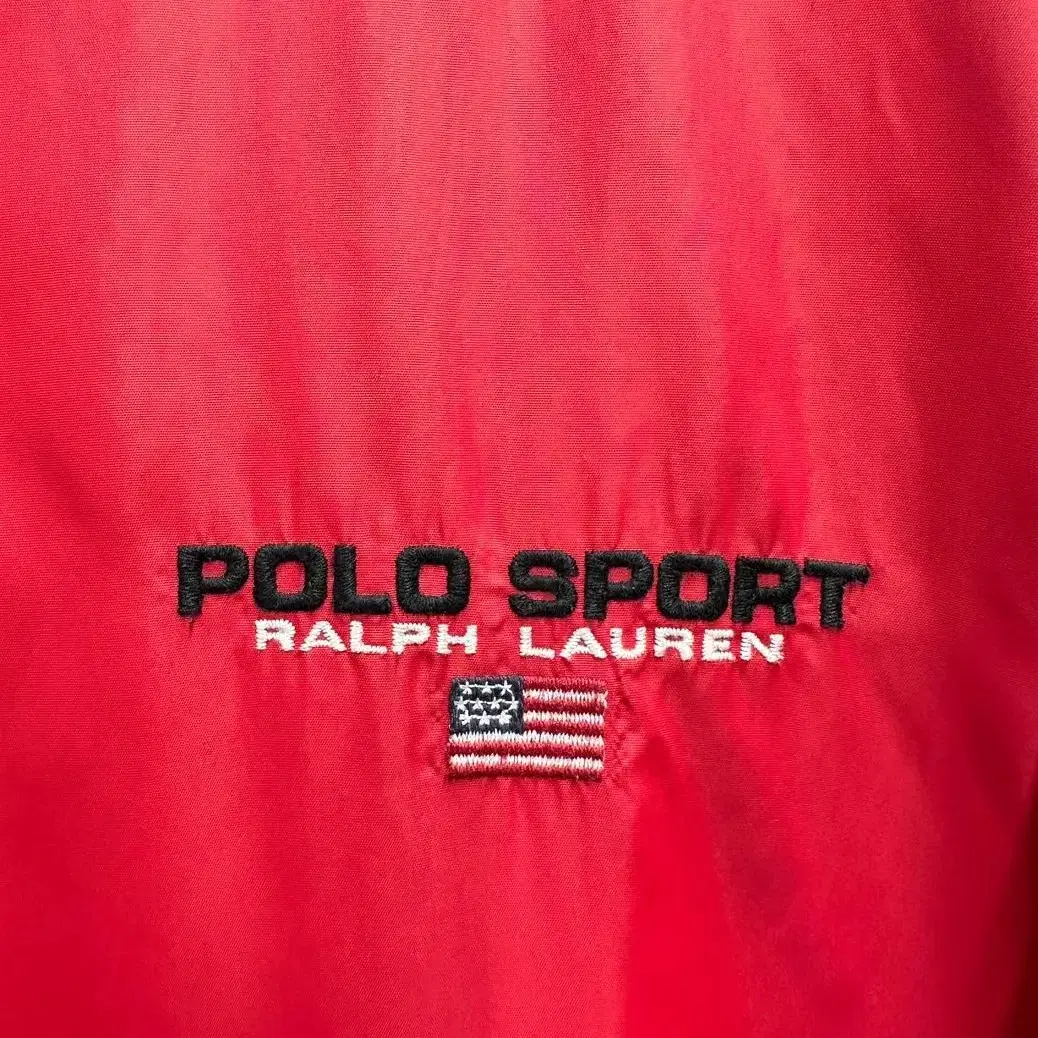 90s polo sport 폴로스포츠 아노락 양면 점퍼