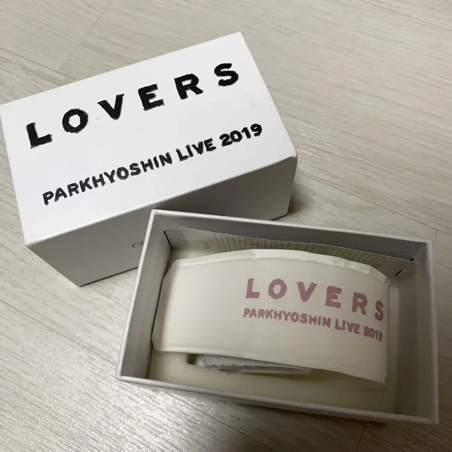 박효신 2019 LOVERS 럽콘 팔찌