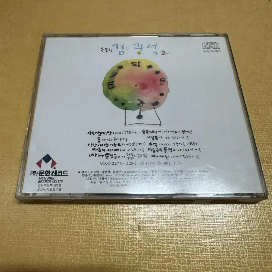 김광석 2집 CD 판매합니다.