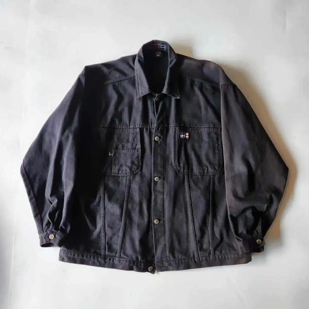 Pet Farm Old School Black Jeans Jacket