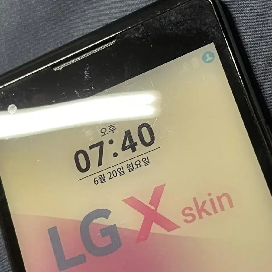 LG X skin 공기계 모형 스마트폰 피규어 인테리어 소품