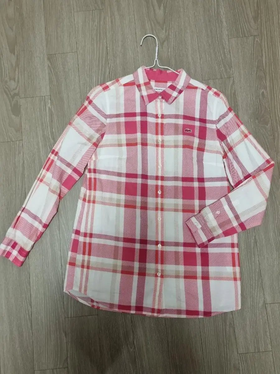 Lacoste pink shirt (size 34)