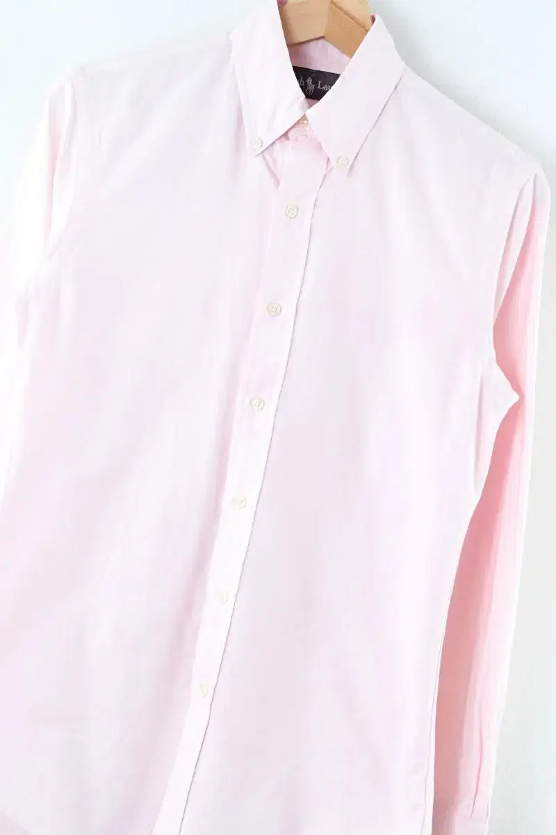 (XS-M) Polo Ralph Lauren Shirt Southern Cotton Plain Pink Iovintage