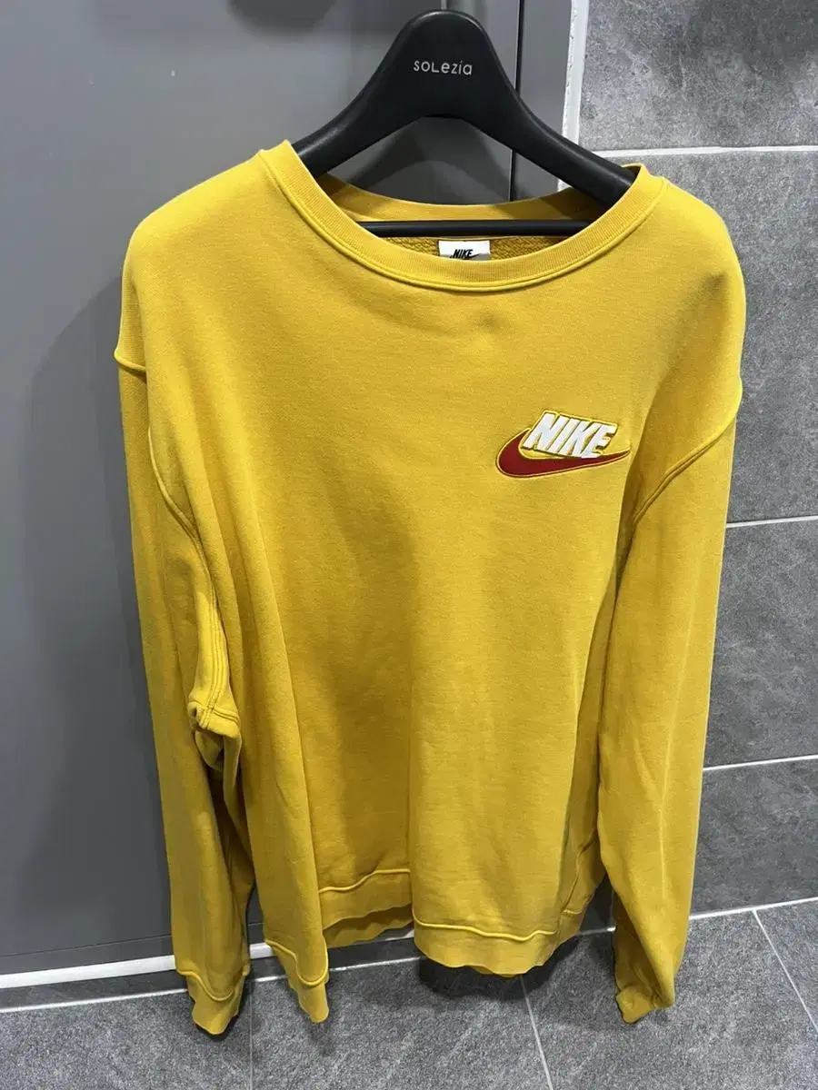 Supreme X Nike Crewneck Man-to-Man Mustard Size L