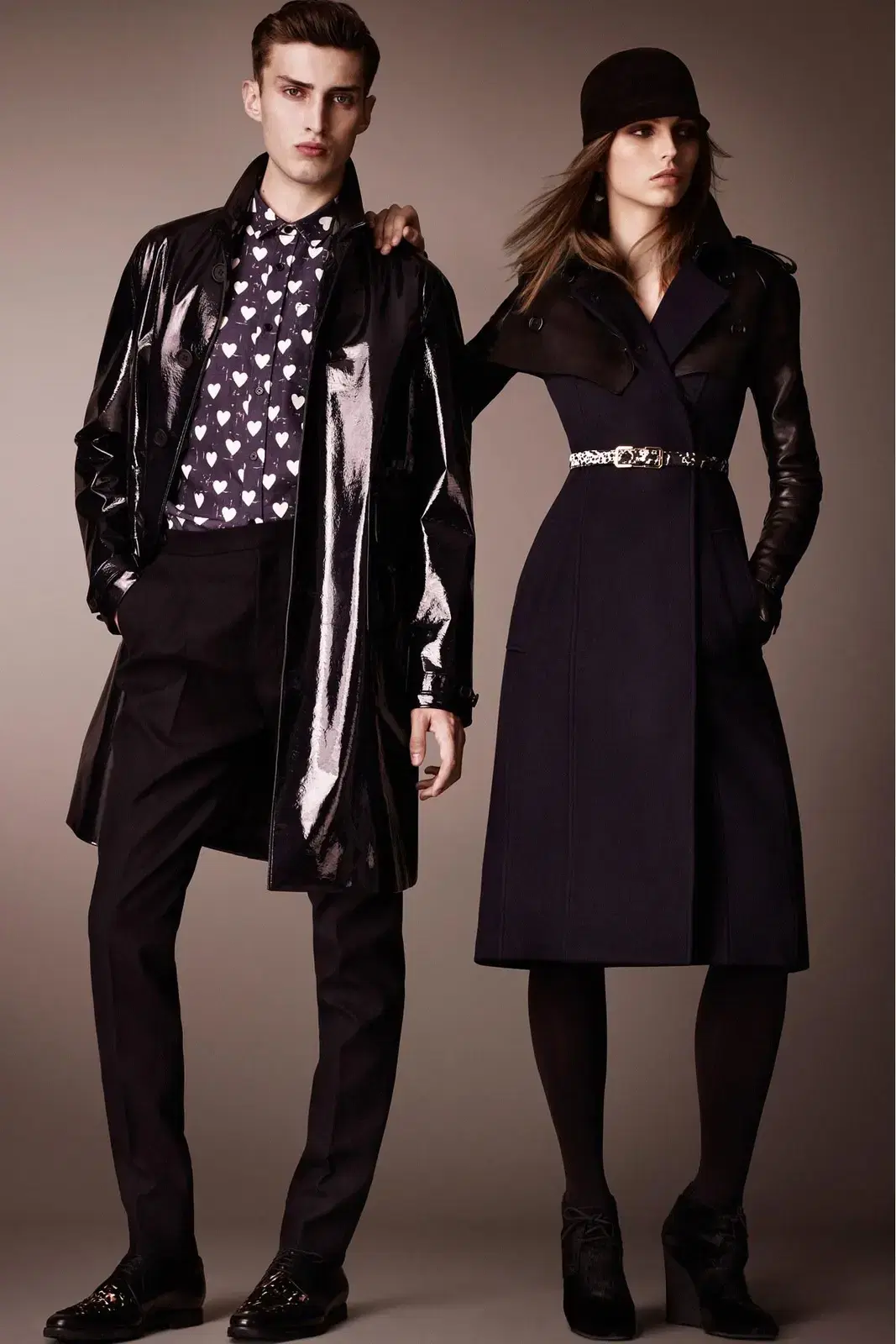 Burberry Prosum Runway Black Synthetic Coat