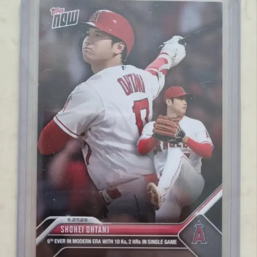 오나티 쇼헤이 2023 TOPPS NOW 카드