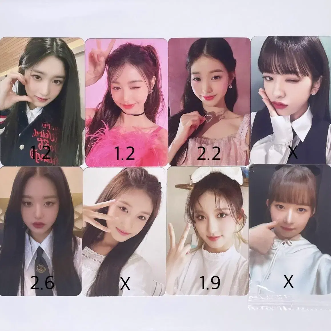 ive i.m eleven jang wonyoung ahn yujin leeseo gaeul lay photocard soundwave ssq