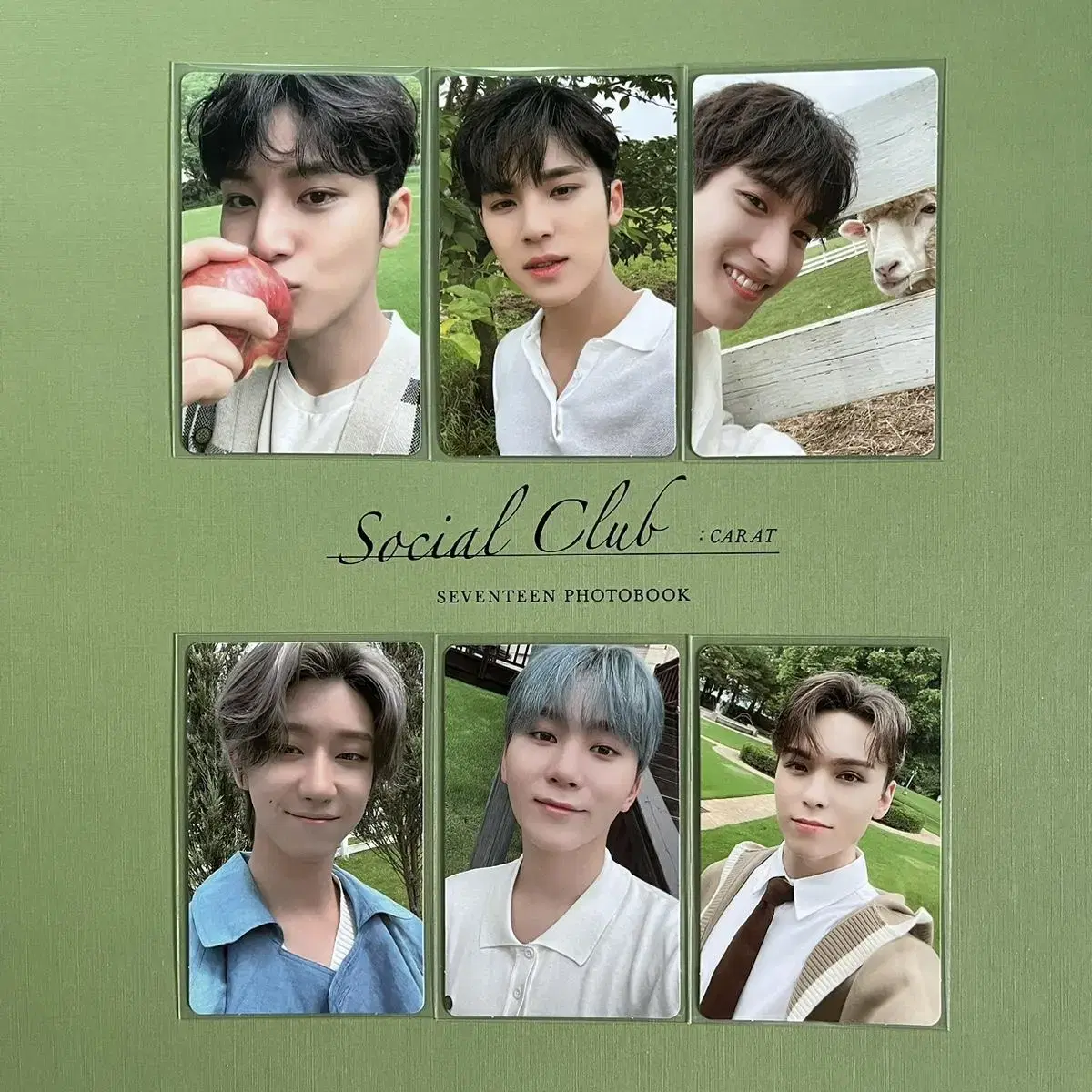 Seventeen Social Club Caratbahn Takapo Alpine mingyu dk wonwoo jeonghan seungkwan Photocard