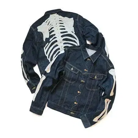 Kapital 11.5 oz. Denim Bone Jacket (44)