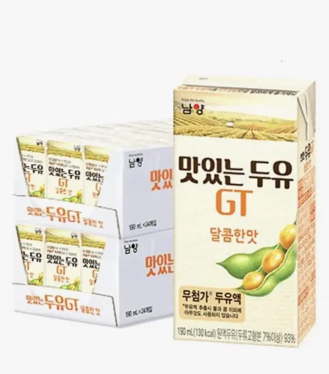 맛있는두유GT 달콤한맛 190ml 48팩