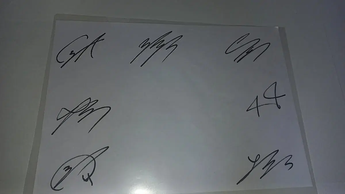 Sell bangtan chilpin signed paper