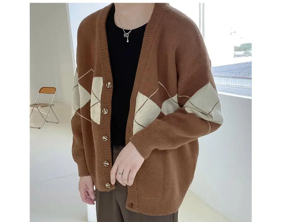 Men's Overfit Cardigan