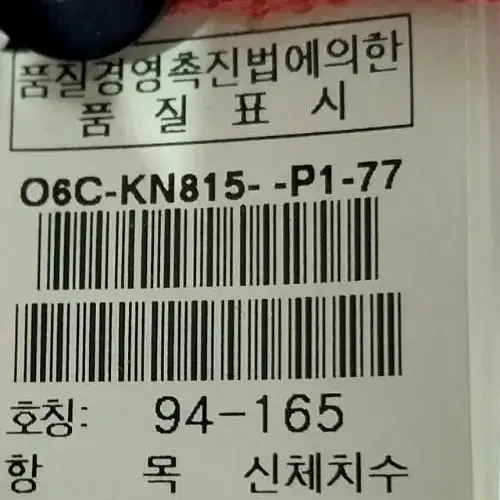 이동수 여성조끼 95